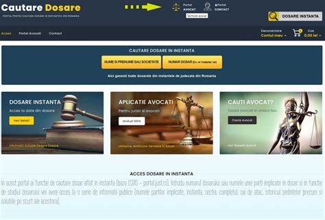 portal justitie dosare